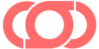 Cartenova red logo with interlocking circles, representing creativity and unity at a Denver Branding & Marketing Agency.