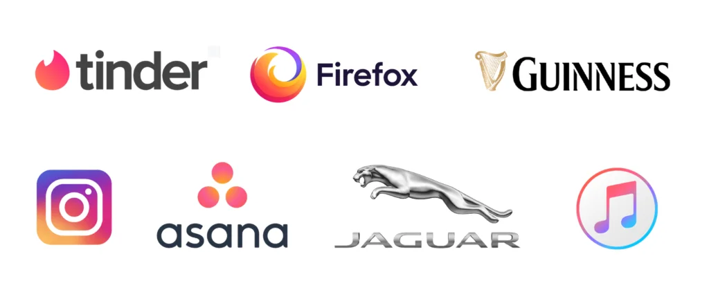 Logo design with gradient and chrome effects, reflecting 2025 Australian branding trends