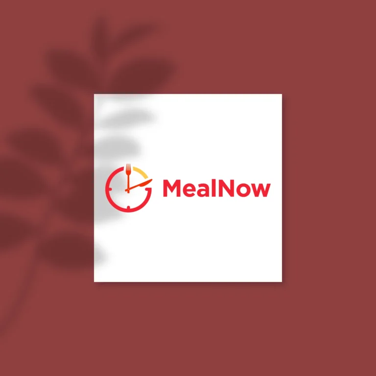 Custom logo design for Meal Now Australia, representing fast, fresh, and reliable food delivery branding.