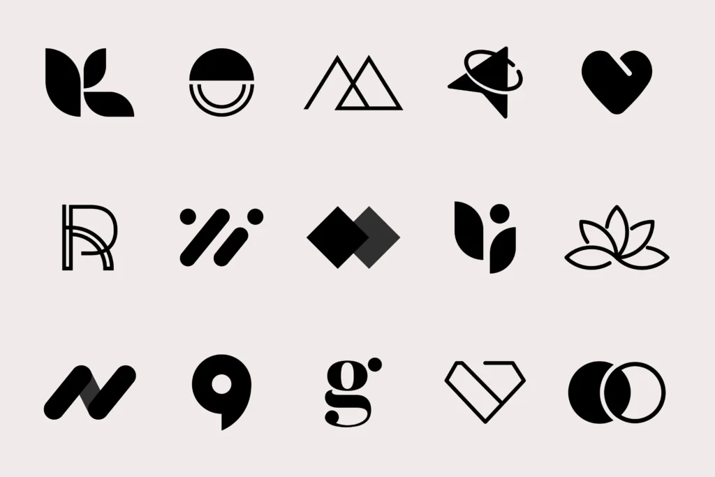 Bold yet minimal logo design with clean typography, showcasing a top Australian branding trend for 2025.