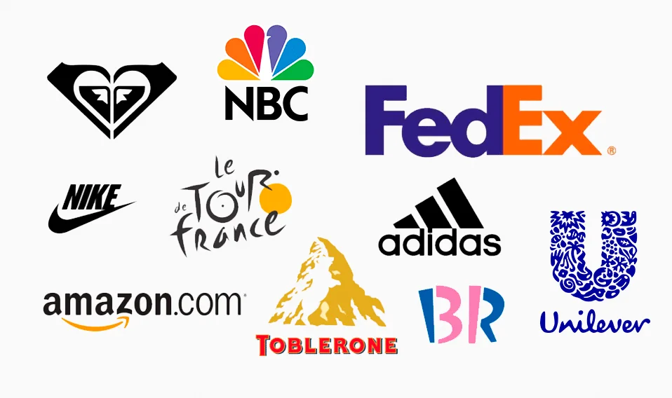 Creative negative space logo design, illustrating hidden messages in 2025 Australian logos.