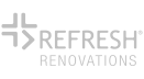 Logo of Refresh Renovations, a professional home renovation company known for streamlined project management.