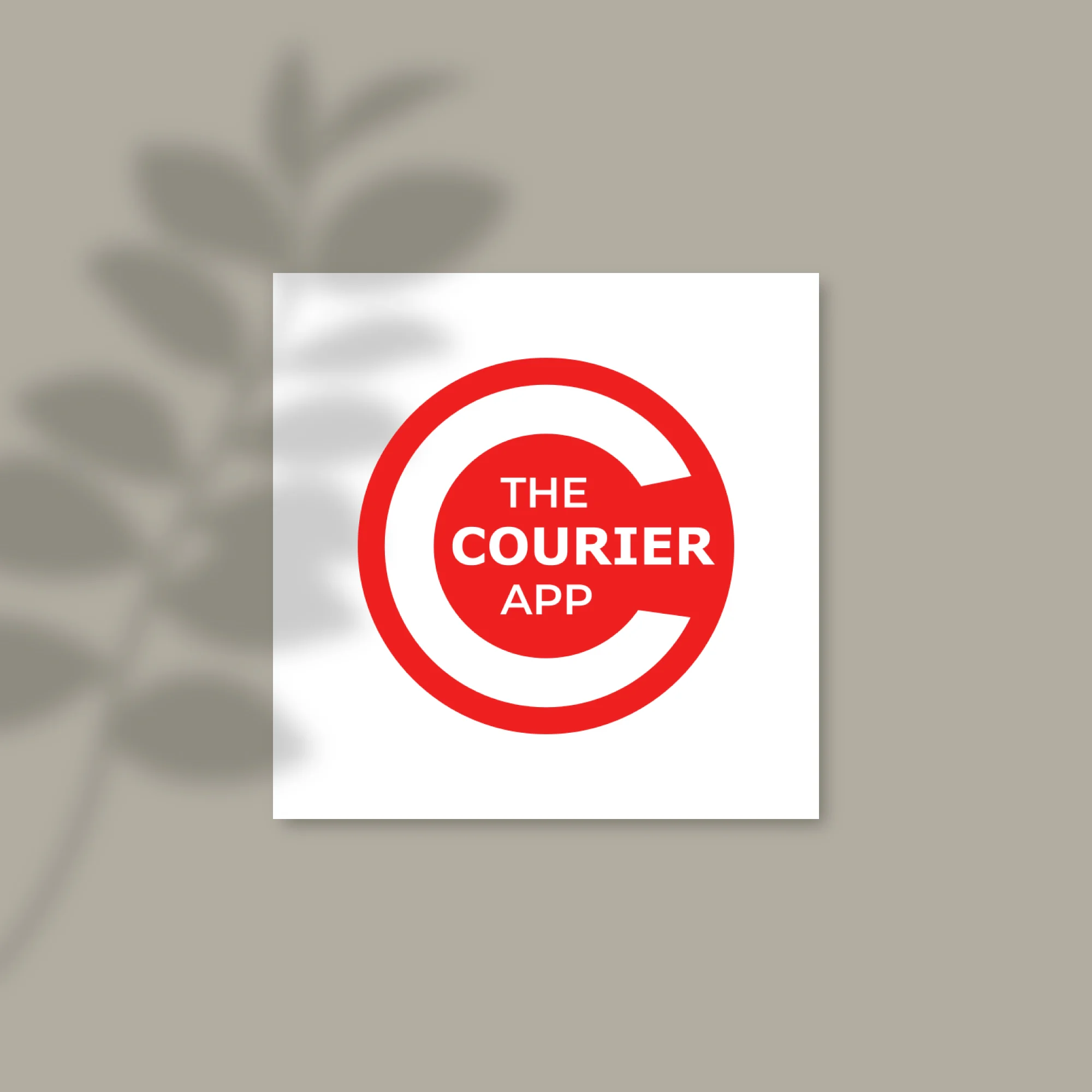 Custom website design for The Courier App, showcasing a sleek, responsive interface tailored for logistics and delivery services.