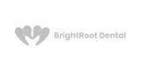 BrightRoot Dental logo — fictional modern dental clinic based in Denver, Colorado.