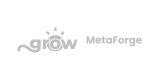 Grow MetaForge logo — fictional digital marketing company helping businesses expand online.
